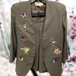 Vintage Blazer Short Set (custom)